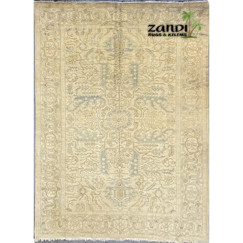 One Of The Kind Turkish Hand-Knotted Rug 9'6" x 13'8" zandirugs